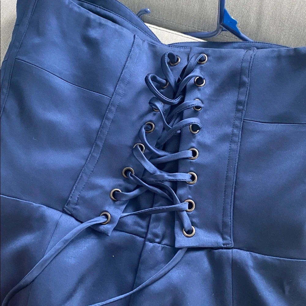 Reformation Satin Corset Dress - Picture 6 of 8